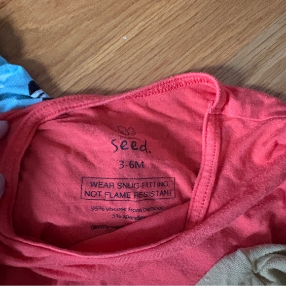 Simple Seed 3-6 months baby day to night rompers - Picture 2 of 5